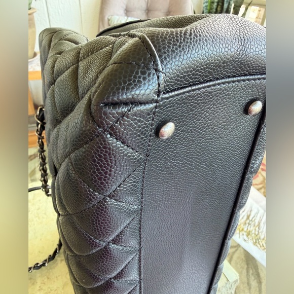 🔥🔥LIKE NEW Chanel Grand Shopper Tote Caviar Leather COA READY🔥🔥 - Picture 8 of 16